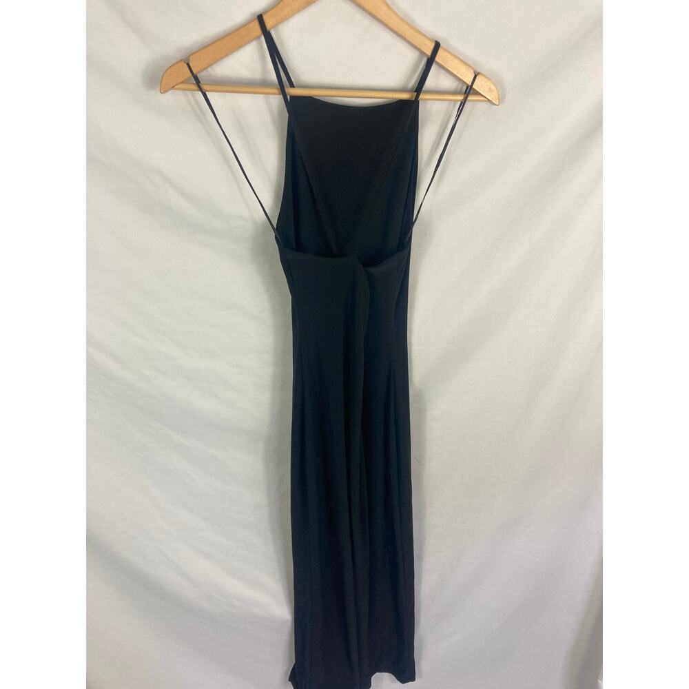 Chelsea28 Cross Back Black Sleeveless Midi Dress Size xs - Picture 4 of 7